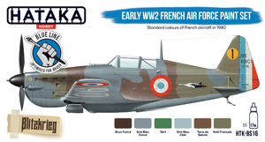 Hataka HTK-BS16 BLUE LINE – Early WW2 French Air Force paint set 6x17ml – Bild 2