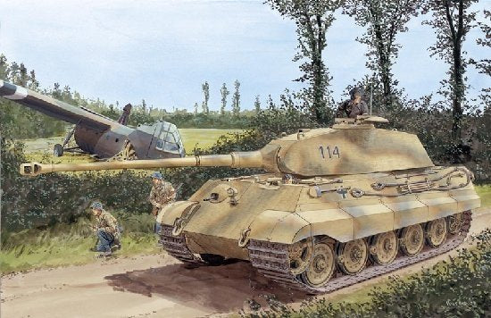 Dragon 7231 Sd.Kfz.182 Kingtiger Porsche Turret 1/72
