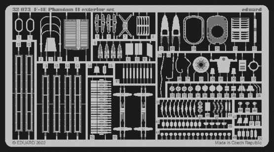 Eduard BIG3202 F-4E 1/32 Tamiya – imagen 10