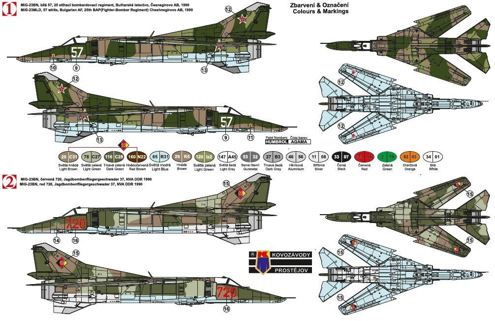 Kozavody Prostejov KPM0095 MiG-23BN 1/72 – Bild 2