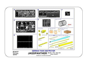 Aber 35K17 Sd,Kfz. 173 Jagdpanther-early version 1/35 – Bild 10