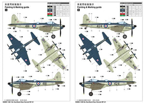 Trumpeter 02895 De Havilland Sea Hornet NF.21 – imagen 3