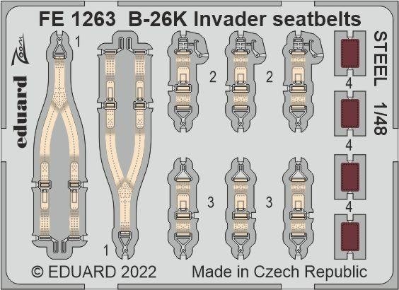Eduard BIG49326 B-26K Invader ICM 1/48 – imagen 5