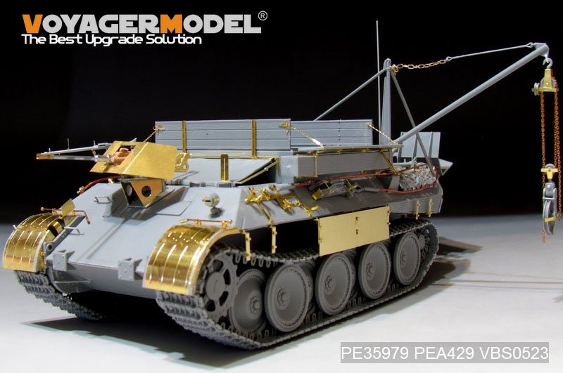 Voyager Model PE35979 WWII German Bergepanther Ausf.A (Early type,Panther A tool holders) Basic For TAKOM 2101 1/35 – imagen 3