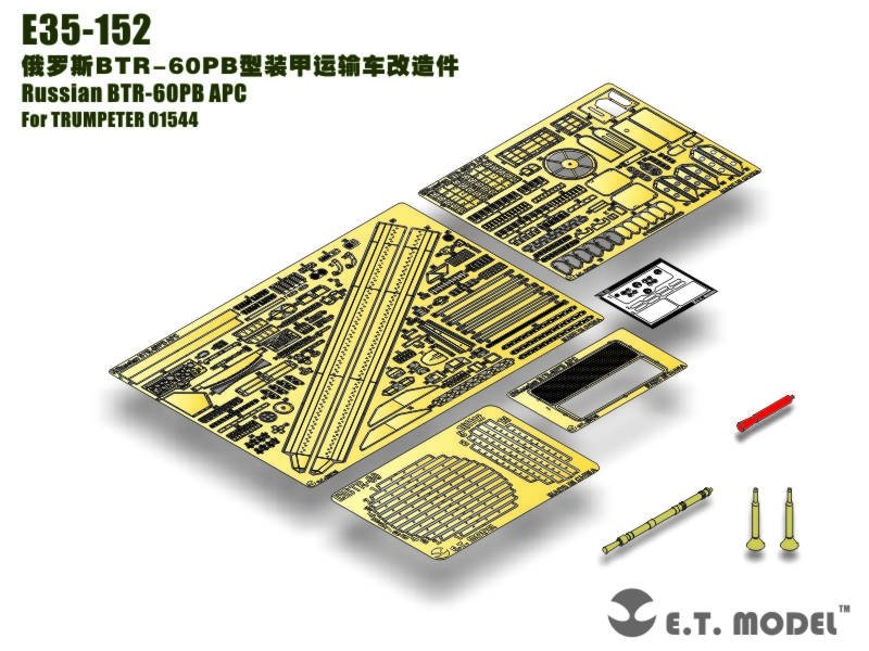 ET Modèle E35-152 BTR-60PB APC russe (Pour TRUMPETER 01544) (1/35)
