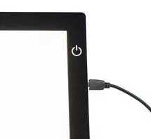 Lightcraft LC2004LED Ultraslim A4 Lightbox / Pulpit podświetlany, typu ultra slim, A4, obszar roboczy 320mm x 230mm, zewnętrzny 360mm x 270mm – immagine 3