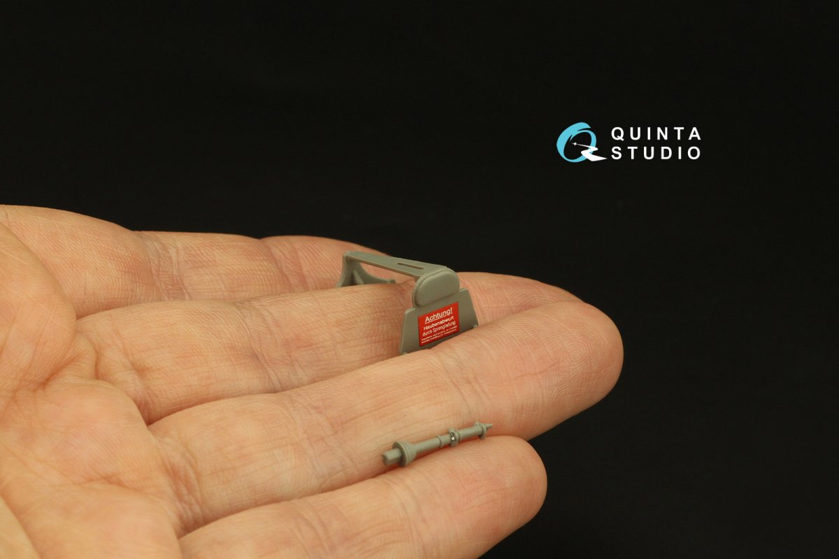 Quinta Studio QD35101 FW 190A-6 3D-Printed &amp;amp; coloured Interior on decal paper (Border Model) 1/35 – imagen 11