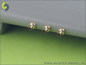 Master AM-48-025 P-40 E-N - fairings with blast tubes for .50cal Browning (6pcs) 1/48 – Bild 4