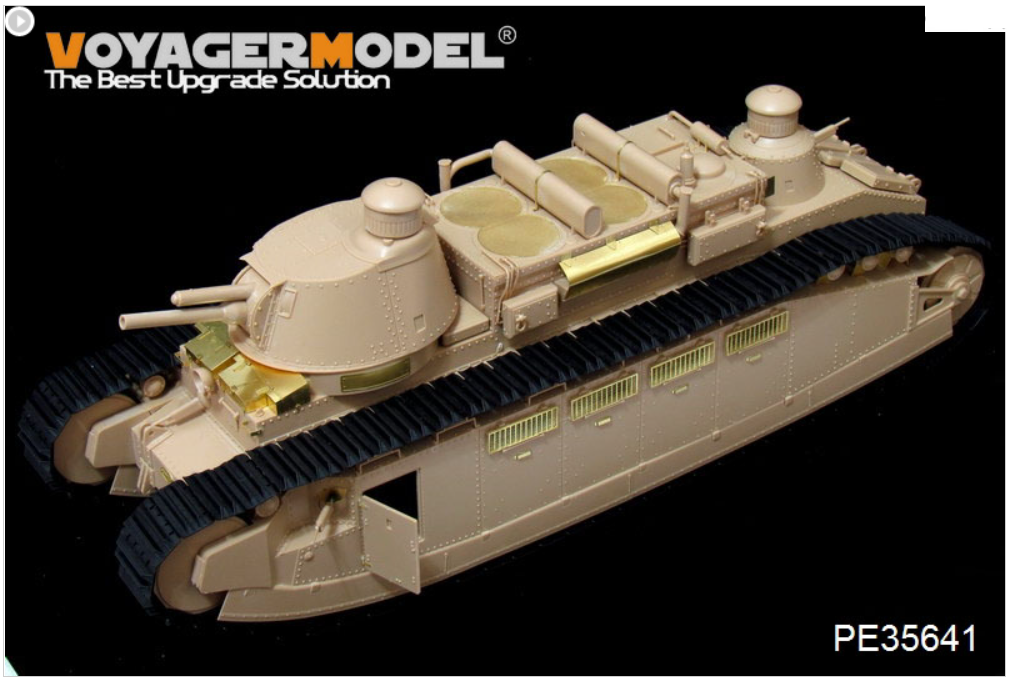Voyager Model PE35641 WWI French Char 2C Super Heavy Tank (For MENG TS-009) 1/35 – imagen 3