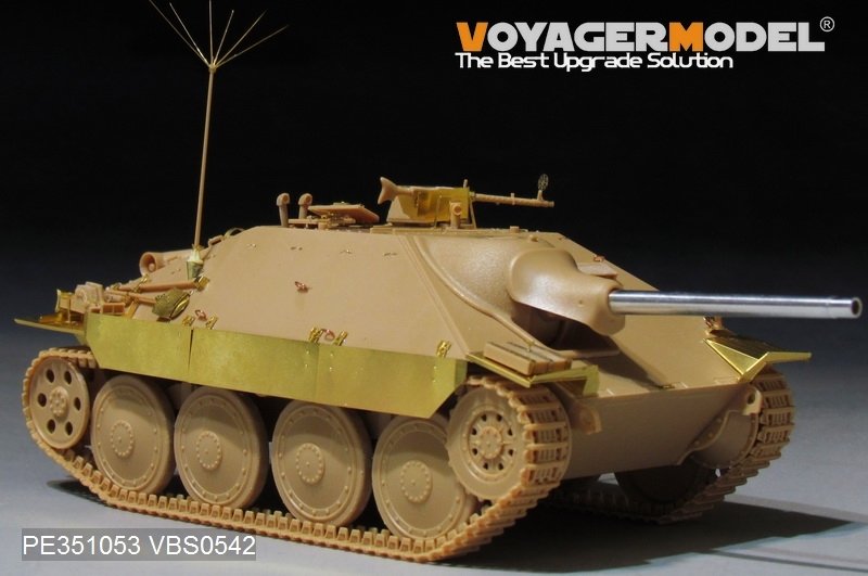 Voyager Model PE351053B WWII German Sd.Kfz.138/2 Hetzer Tank Destroyer Late Version (B ver include Gun Barrel) For ACADMY 13230/13277 1/35 – immagine 4