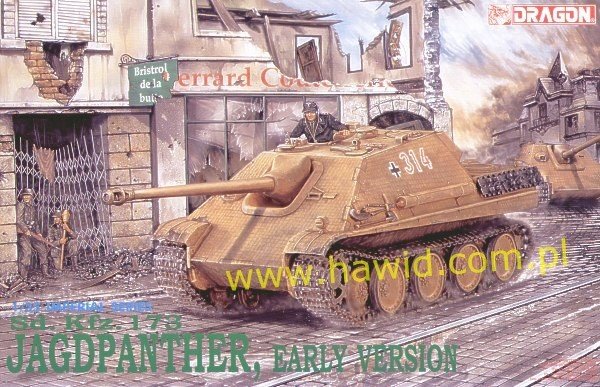 Dragon 9012 Jagdpanther SD.KFZ.173 early 1/35