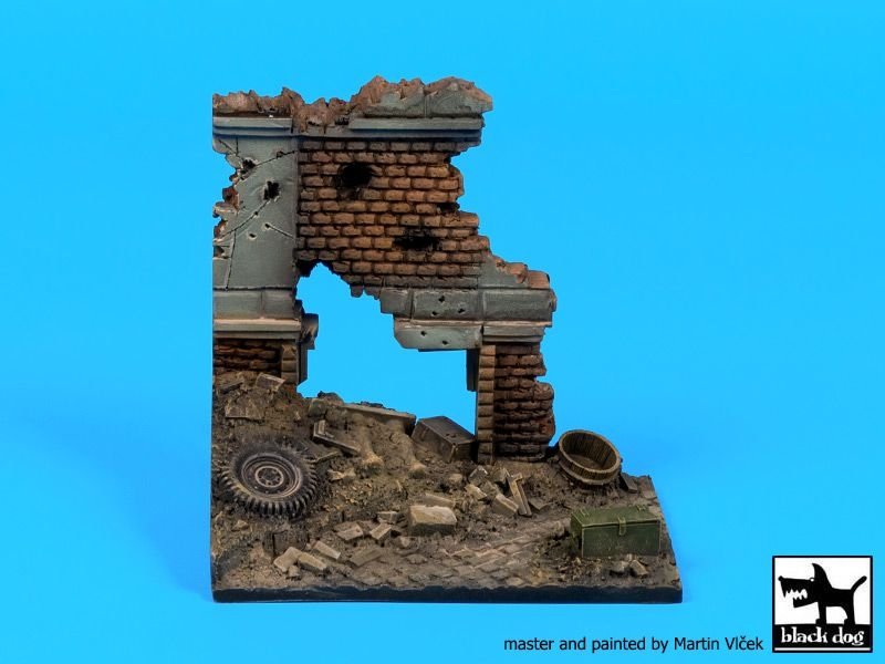 Black Dog D35115 Socle de ruine de rue européenne 1/35 – image 3
