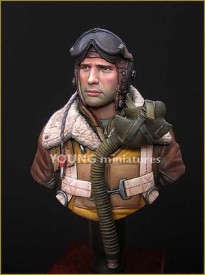 Young Miniatures YM1815 B-17 Waist Gunner ETO, 1944 1/10 – imagen 5