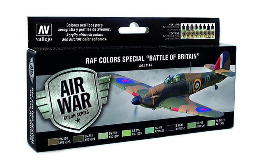 Vallejo 71144 Zestaw Model Air 8 farb- RAF Colors &amp;quot;Battle of Britain&amp;quot;