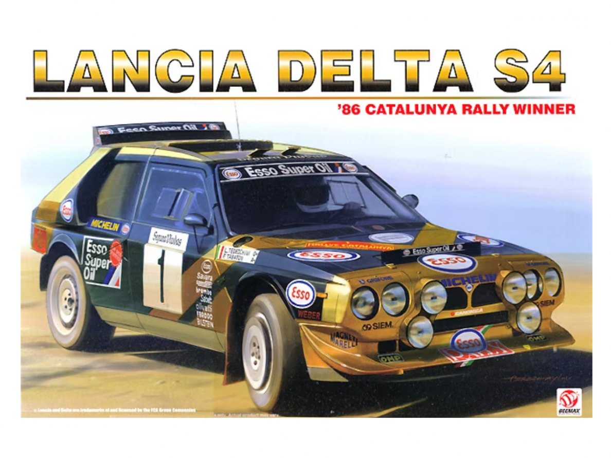 Beemax 24034 Lancia Delta S4 &amp;#39;86 Catalonia Rally Winner 1/24