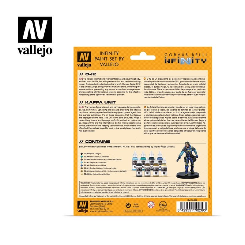 Vallejo 70239 Infinity Exclusive Colour Set 8x17ml – imagen 3