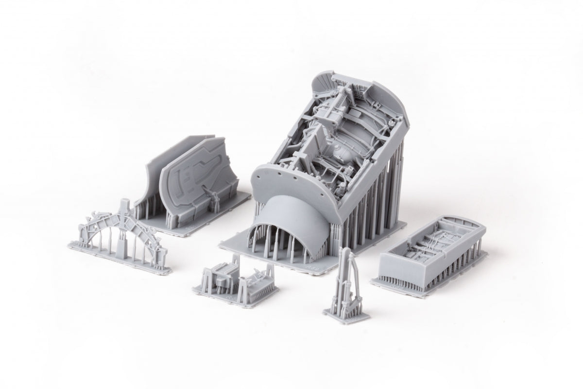 Eduard 648974 F-16C wheel bays early PRINT KINETIC MODEL 1/48 – imagen 3