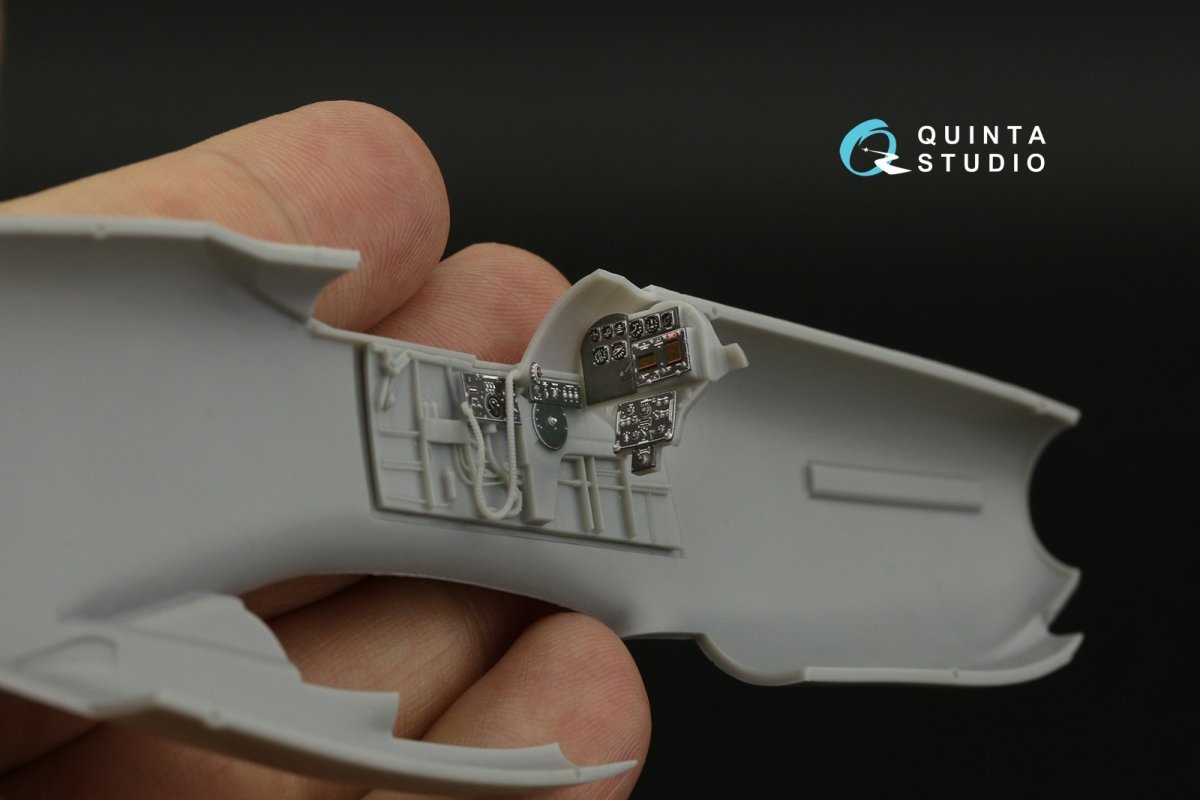 Quinta Studio QDS-48364 F-82G Twin Mustang 3D-Printed &amp;amp; coloured Interior on decal paper (Modelsvit) (Small version) 1/48 – immagine 4