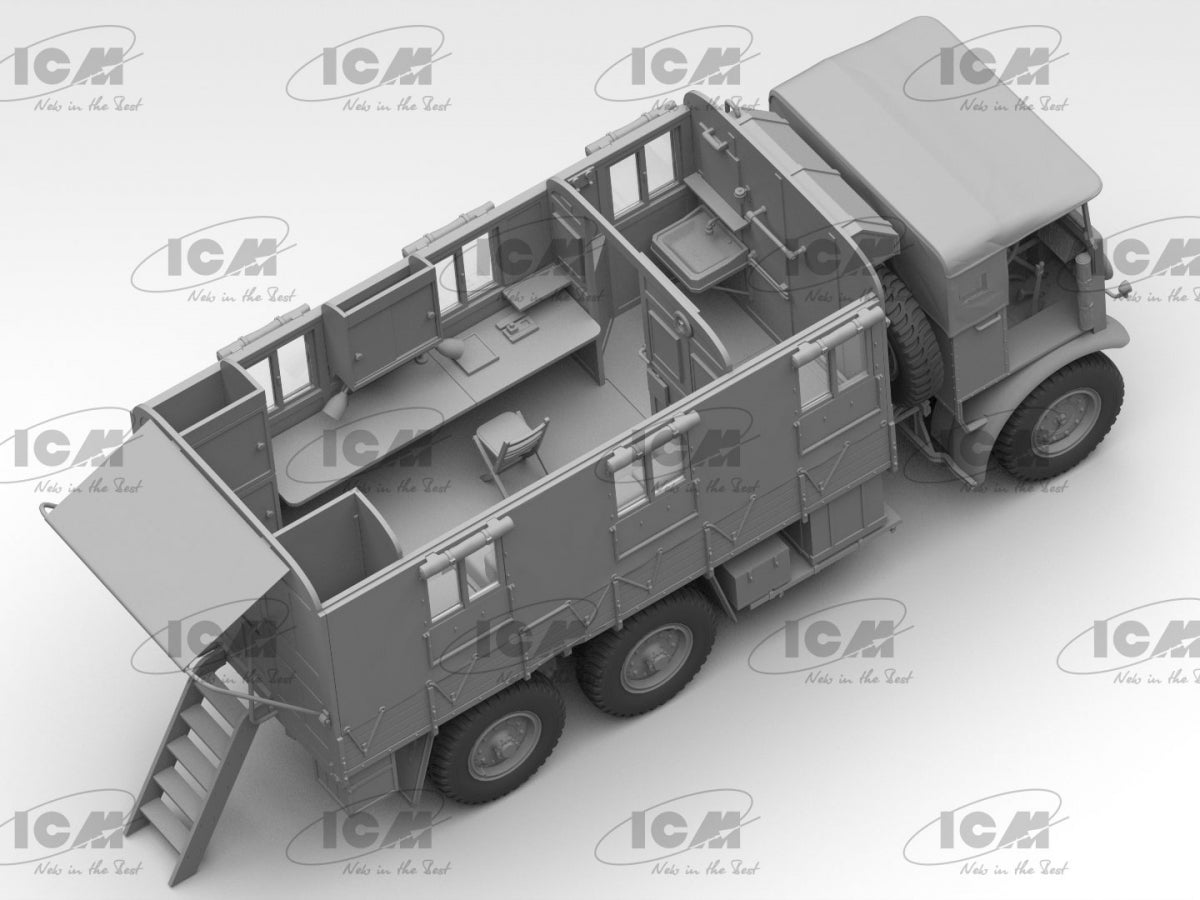 ICM 35603 Monty&amp;#39;s Office Caravan 1/35 – Bild 6