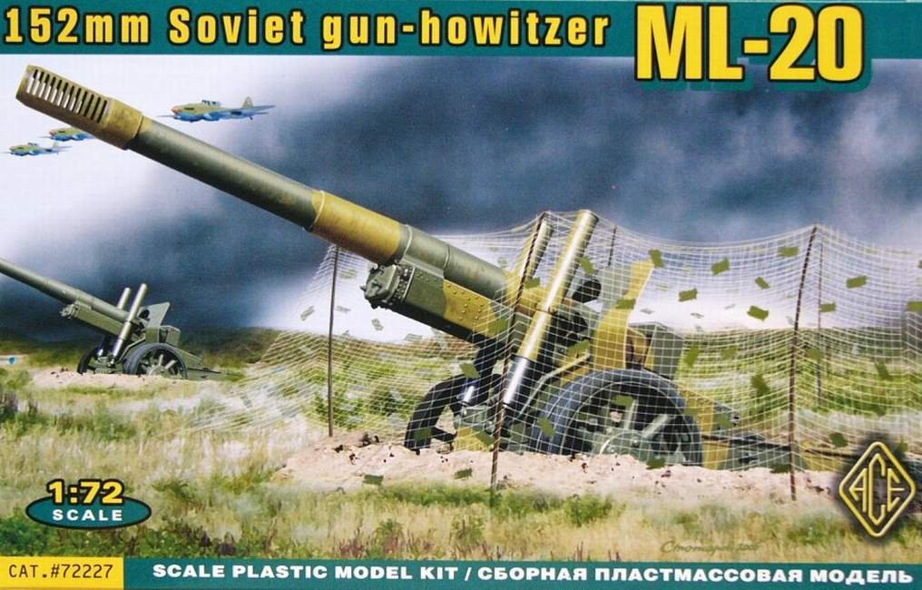 ACE 72227 Soviet ML-20 152mm Gun-Howitzer 1/72