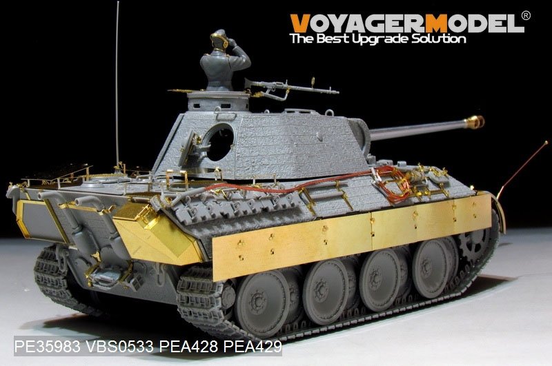 Voyager Model PE35983 WWII German Panther D Tank Late version Basic For TAKOM 2104 1/35 – imagen 9