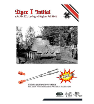 Border Model TK-7204 Tiger I Initial 1/72 – imagen 4