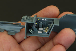 Quinta Studio QD48087 Bf 109E-4/E-7 3D-Printed &amp;amp; colored Interior on decal paper (for Eduard kit) 1/48 – image 10