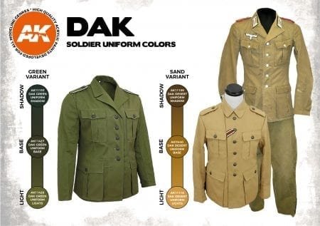 AK Interactive AK11628 DAK SOLDIERS UNIFORM COLORS – zdjęcie 3