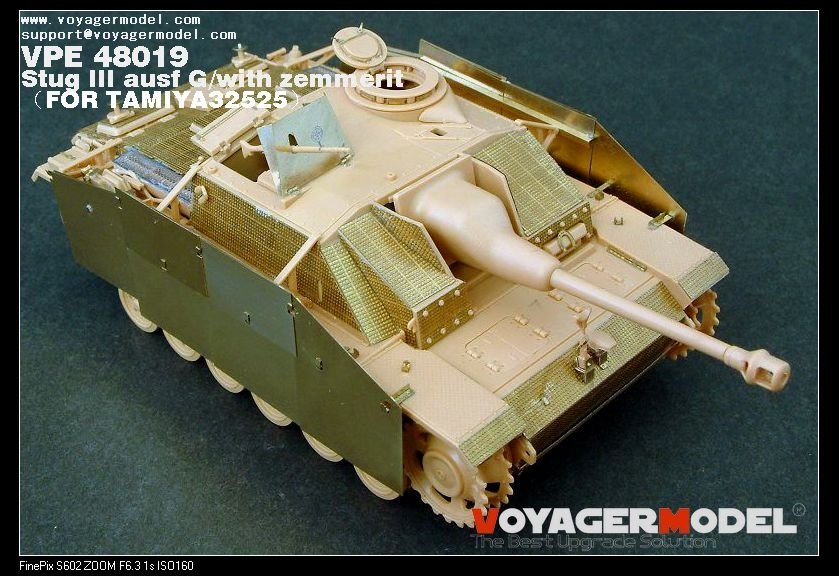 Voyager Model VPE48019 Stug III ausf G/avec zemmerit 1/48