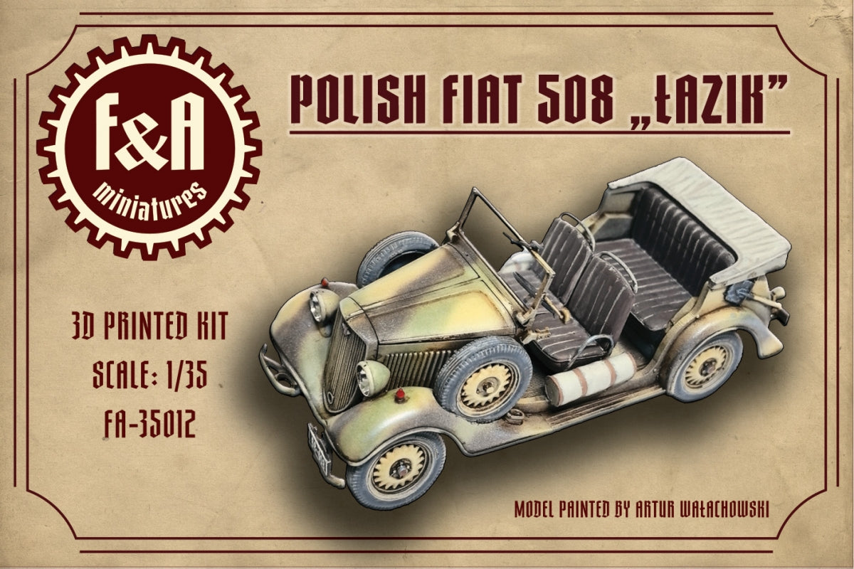 F&amp;amp;A Miniatures FA-35012 Fiat 508 Łazik 1/35