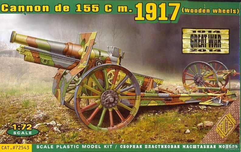 ACE 72543 Cannon de 155 C modele 1917 1/72