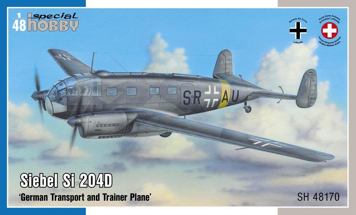 Special Hobby 48170 Siebel Si 204D « Avion de transport et d&amp;#39;entraînement allemand » 1/48