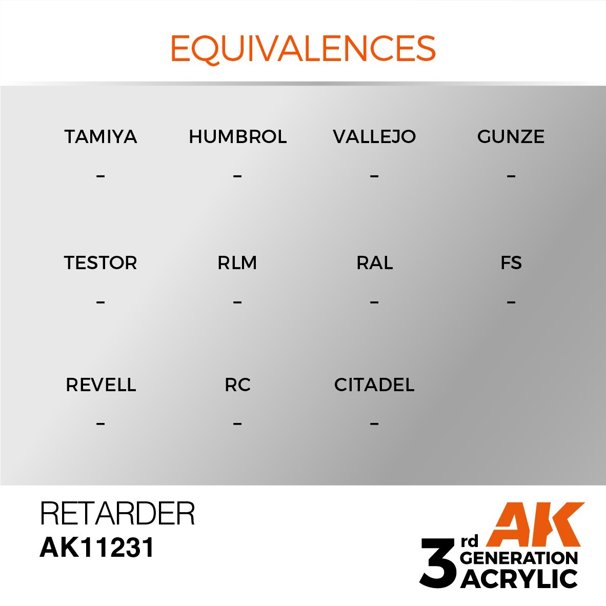 AK Interactive AK11231 RETARDER – AUXILIARY 17ml – zdjęcie 3