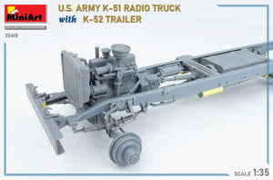 MiniArt 35418 Camion radio K-51 de l&amp;#39;armée américaine avec remorque K-52. Kit intérieur 1/35 – image 19