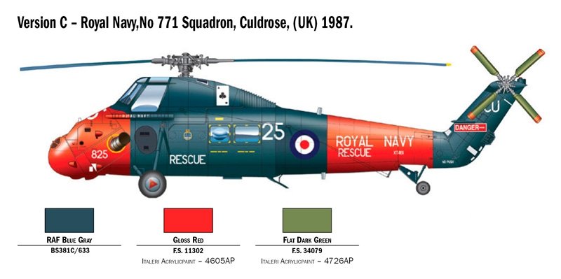Italeri 2720 Wessex UH.5 1/48 – imagen 5