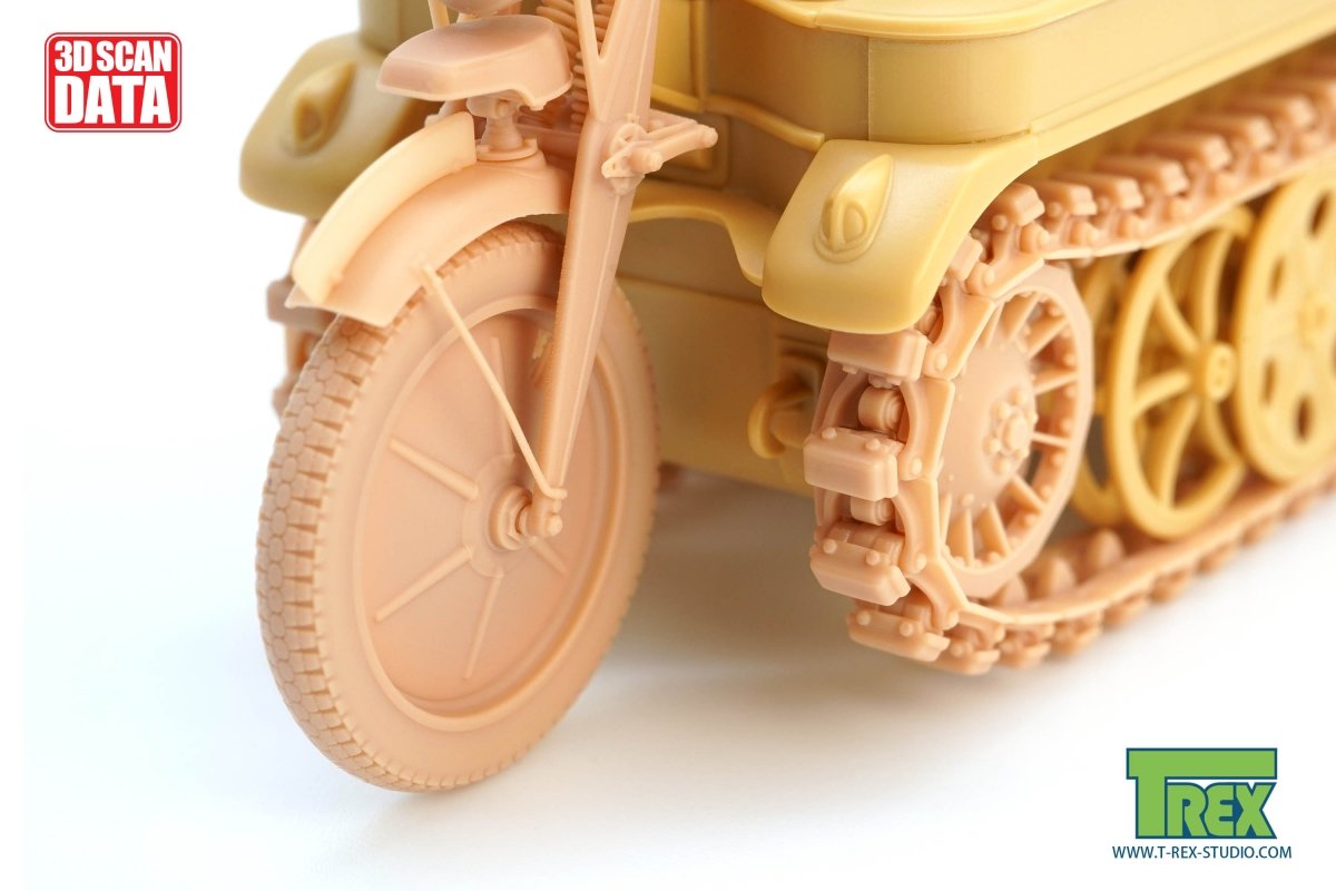 T-Rex Studio TR85059 Kettenkaraftrad Tracks w/Sprockets, Wheels Type 1 1/35 – imagen 2