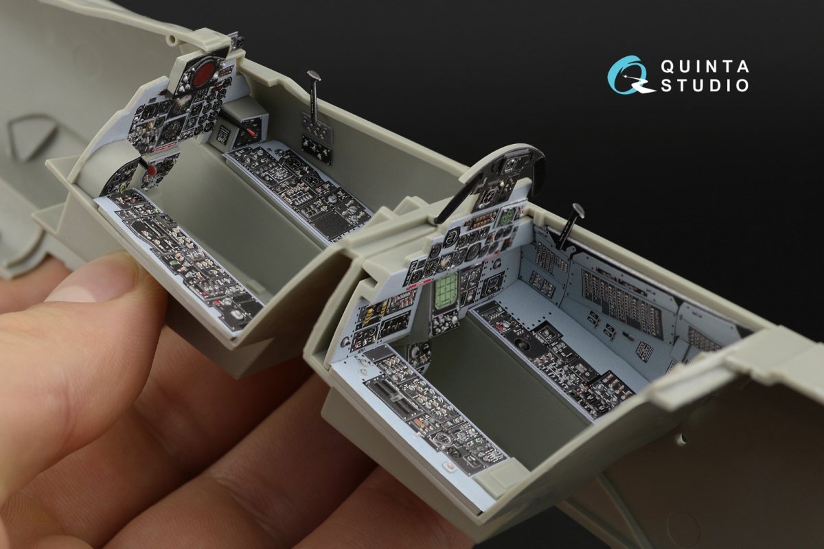 Quinta Studio QD32039 F-4E 3D-Printed &amp;amp; coloured Interior on decal paper (Revell) 1/32 – imagen 5