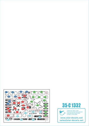 Star Decals 35-C1332 Tanks in Burma. British Sherman Mk V, Sherman Mk V AOP, M3 Lee, M7 Priest HMC. 1/35 – Bild 3