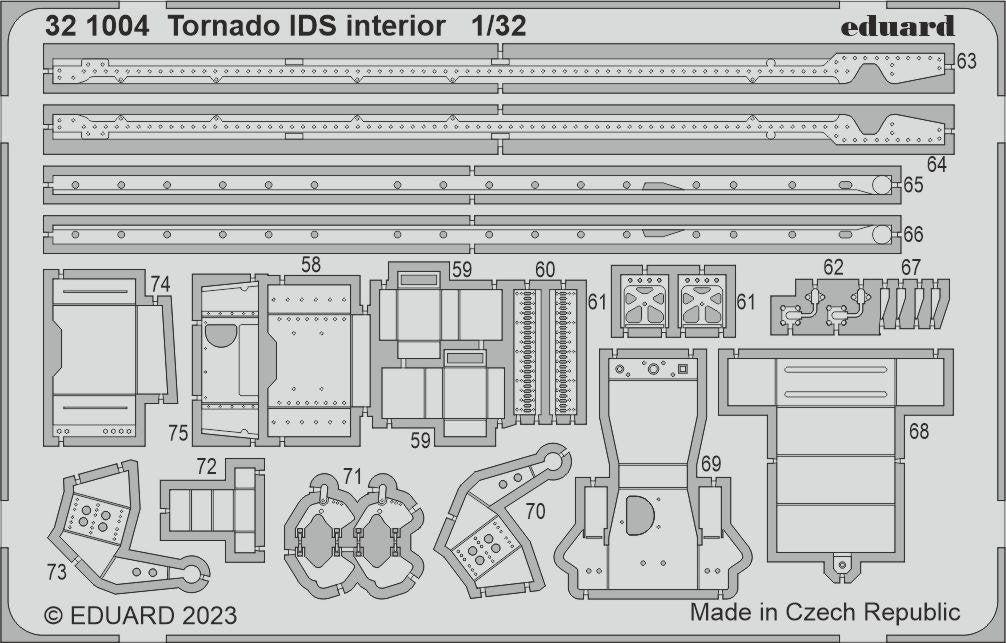 Eduard BIG33150 Tornado IDS ITALERI 1/32 – imagen 7