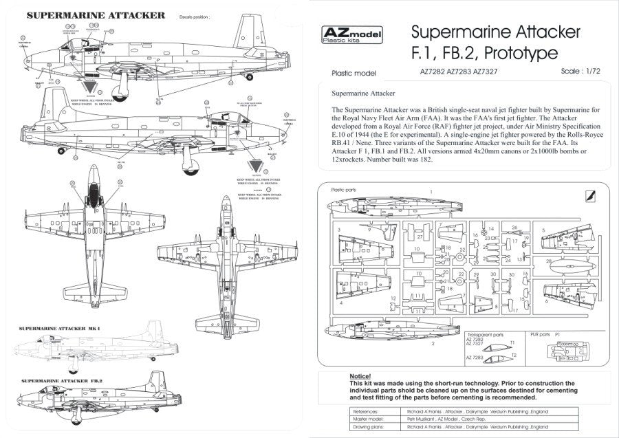 AZ Model AZ7327 Attacker Prototype 1/72 – image 3