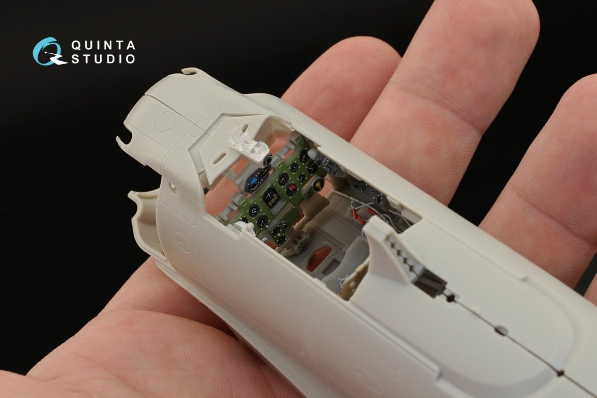 Quinta Studio QD32027 A6M5 (Nakajima prod.) 3D-Printed &amp;amp; coloured Interior on decal paper (for Tamiya kit) 1/32 – zdjęcie 7