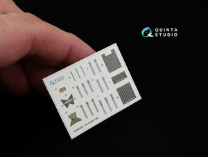 Quinta Studio QD48038 F-15A 3D-Printed &amp;amp; coloured Interior on decal paper (for GWH kit) 1/48 – imagen 8