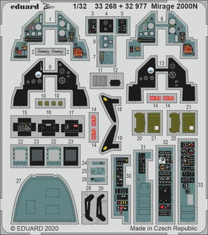 Eduard BIG33126 Mirage 2000N for KITTY HAWK 1/32 – imagen 3