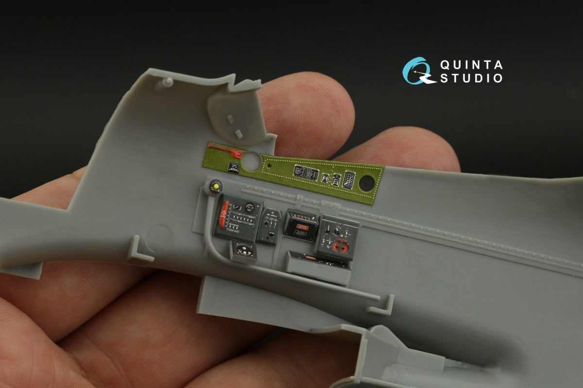 Quinta Studio QD32143 P-51D/K Mustang 3D-Printed &amp;amp; coloured Interior on decal paper (Dragon) 1/32 – immagine 8