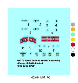 Trumpeter 05774 AD. GRAF SPEE 1/700 – Bild 3