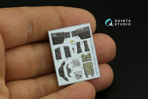 Quinta Studio QD72053 A-1J 3D-Printed &amp;amp; coloured Interior on decal paper (Hasegawa) 1/72 – immagine 4