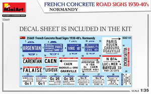 MiniArt 35669 FRENCH CONCRETE ROAD SIGNS 1930-40’S. NORMANDY 1/35 – zdjęcie 2