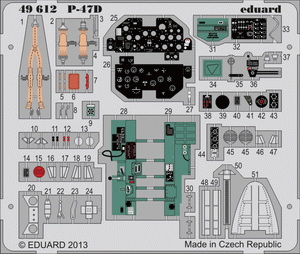 Eduard 49612 P-47D S. A. 1/48 HOBBY BOSS
