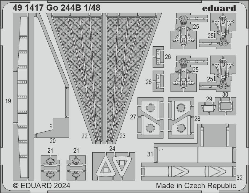 Eduard BIG49404 Go 244B ICM 1/48 – immagine 3