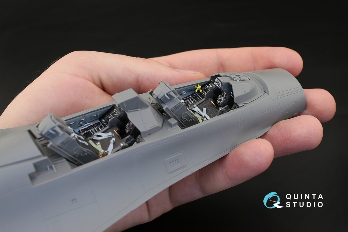 Quinta Studio QD32031 F-16I 3D-Printed &amp;amp; coloured Interior on decal paper (for Academy kit) 1/32 – Bild 9